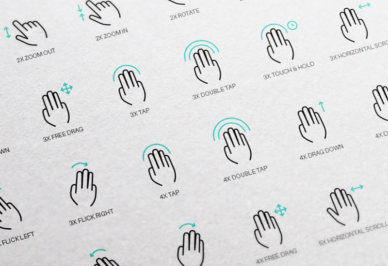 Free 56 Touch Gesture Vector Icons