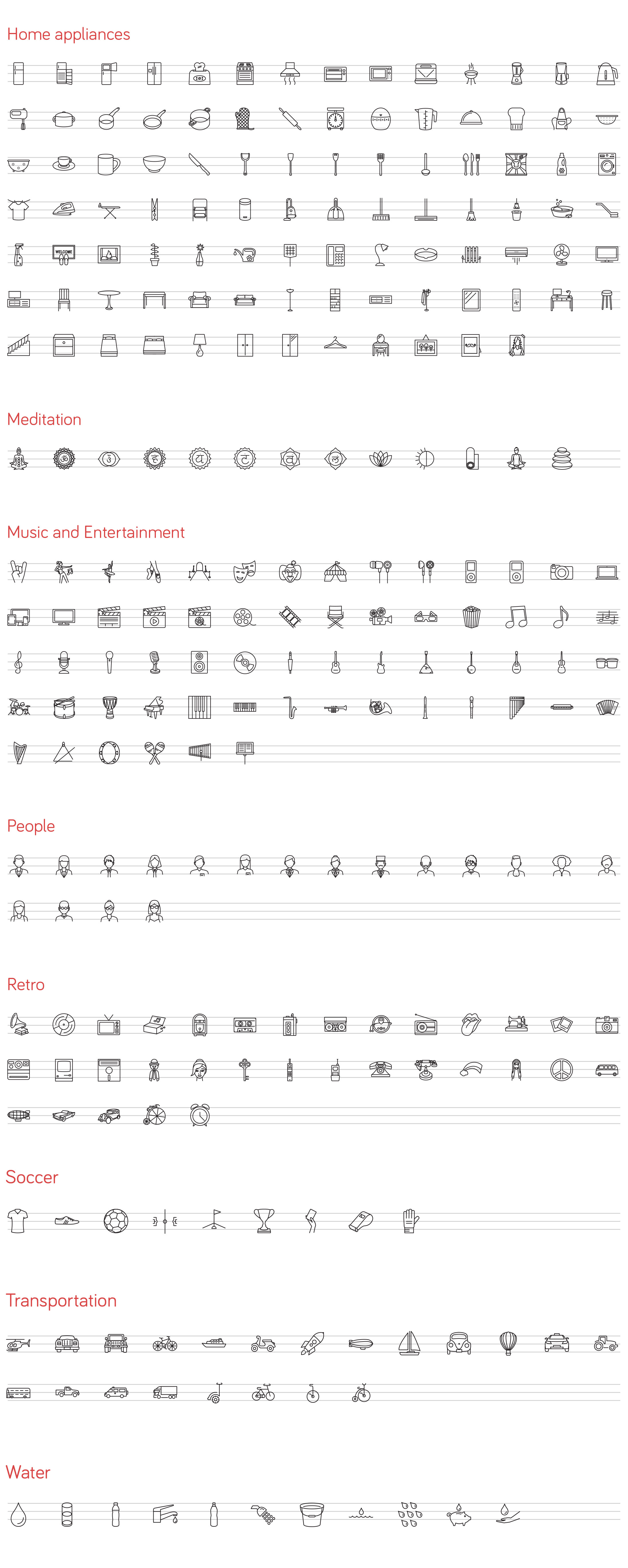 vector-line-icons-set
