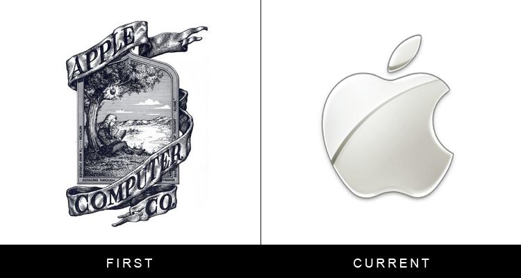 original-famous-brand-logos-history-evolution-apple